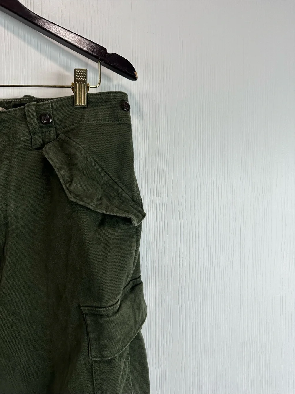 Banana Republic Men's Olive Green Cargo Pants